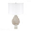 Lampe de table - avec abat-jour tambour et base en marbre, assemblage de l'abat-jour requis