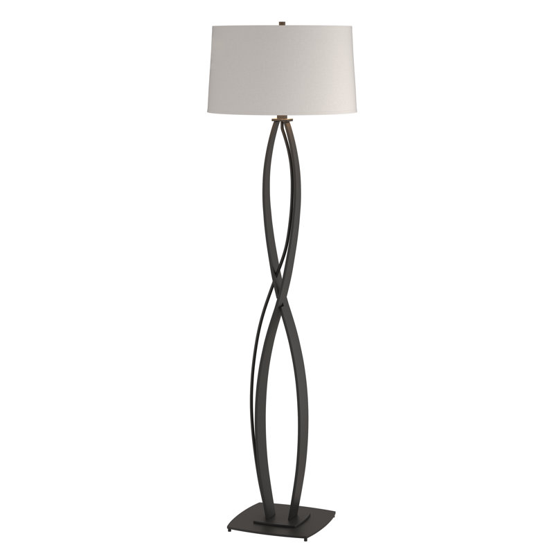 Almost Infinity Floor Lamp, Black, Flax
