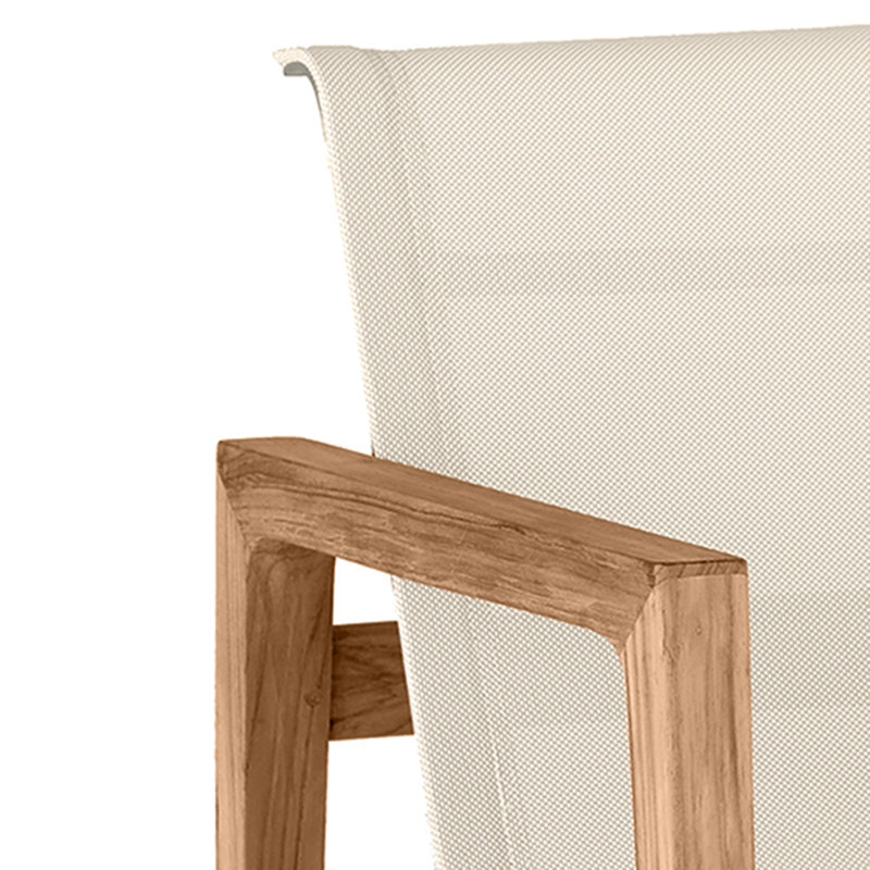 Coast Patio Dining Armchair, Canvas Sling