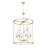 Ain 9 Light Chandelier in Rubbed Brass-888902169