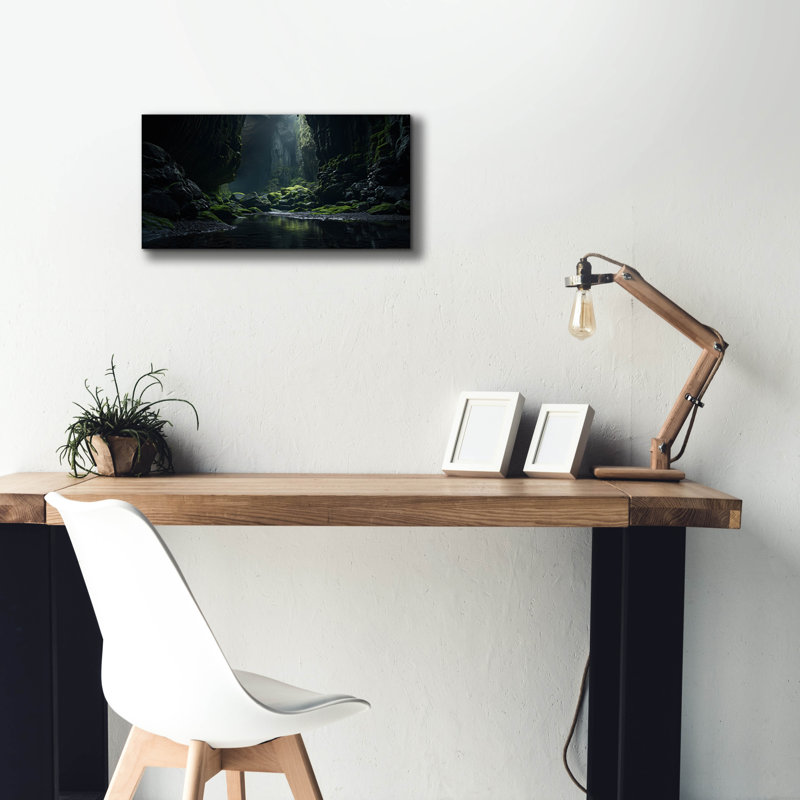 "Epern Graffiti" Cavern "par r3darch0n, art mural sur toile, H 12 po x l 24 po x P 0,75 po