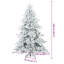 Artificial Hinged Christmas Tree with 300 LEDs-880321644-880321641