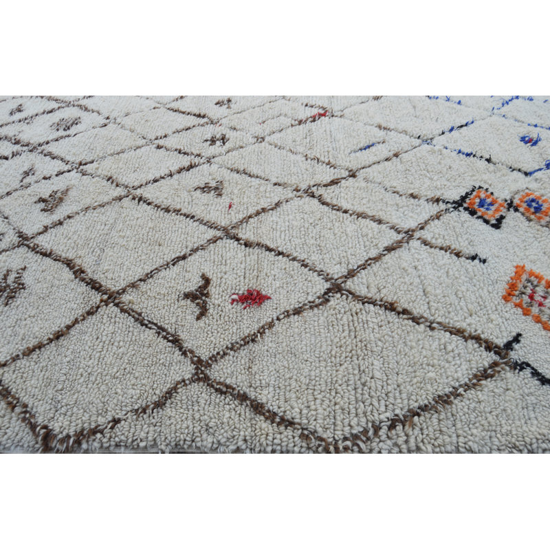 One-of-a-Kind Rectangle 6'2" X 10'10" Hand Knotted Area Rug