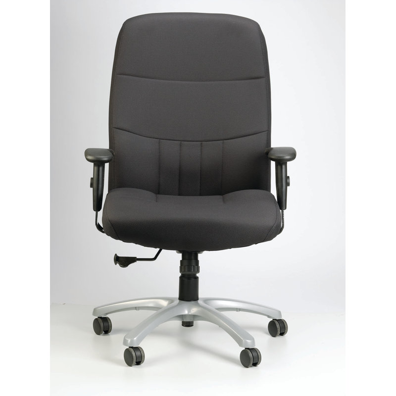 Symple Stuff Apeton Fabric Task Chair, Black