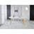 Extensible Table,Dinning Table,Wood Leg,100/140/180X100x75cm