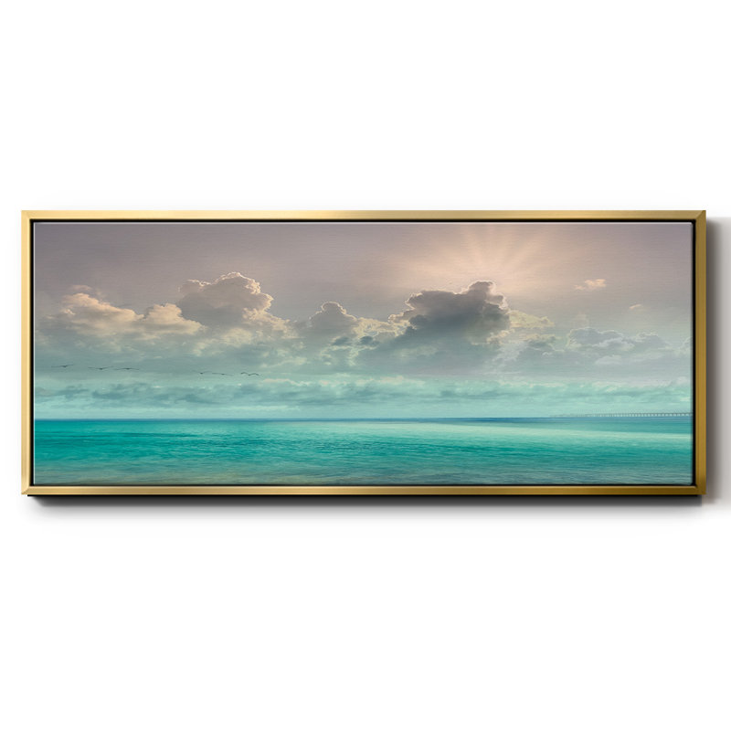 Caraïbes, toile encadrée, H 12 po x l 30 po