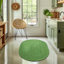 Tapis vert tressé à la main Zslater-1289012057