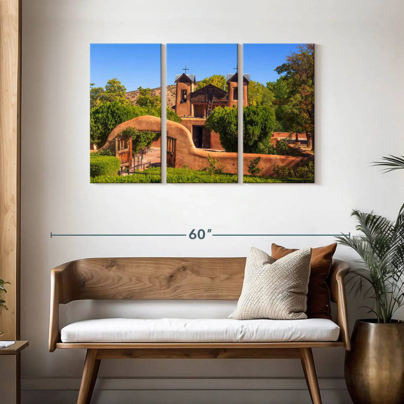 Santuario De Chimayo, H 28 po x l 45 po