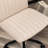 Fabric Office Chair In Beige - 360 Swivel, Adjustable Height, Foam Seat, Solid Metal Base, 5 For Smooth Movement Swivel Seat Height Adjustable, Breathable Upholstery, Thick Cushion, Frame, Offices-766359286