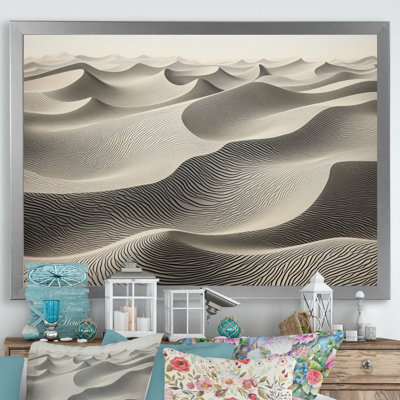 «Gray Saharan Dunes II», reproduction sur toile