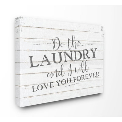 « do the blanchisserie salle de bain word design », impression sur toile