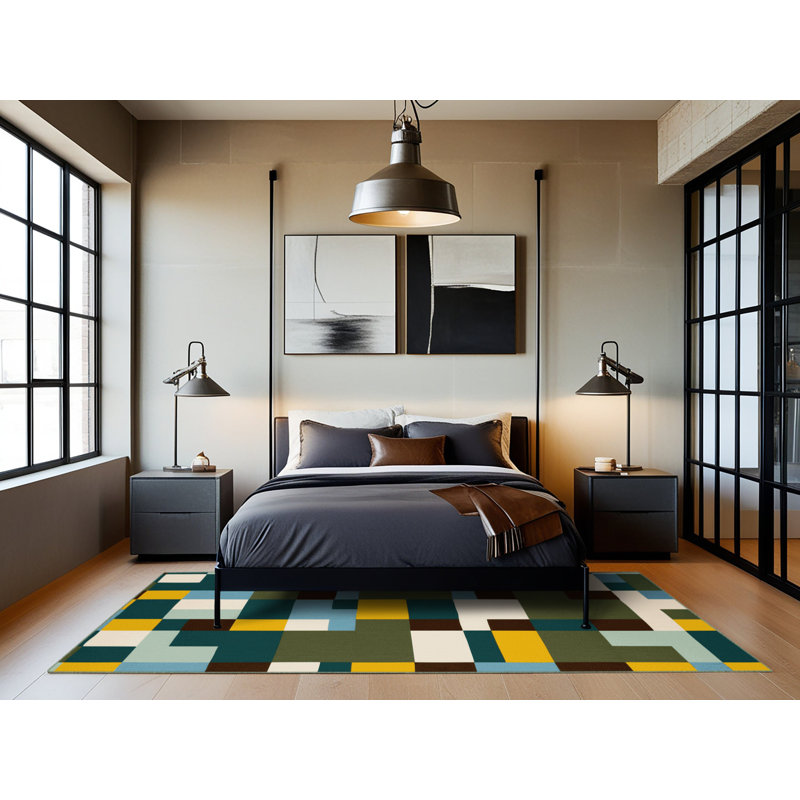 Tapis Earthly Grids, Rectangulaire 2 pi x 3 pi