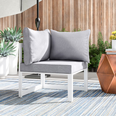 Fauteuil de patio d'extérieur avec coussin Fleetwood