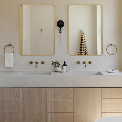 Ensemble de 2 miroirs muraux Viridiana
