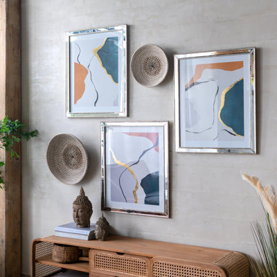 S / 3, art mural 22 "x 26 x 0,6" Marcia