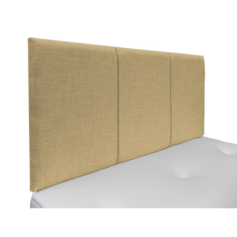 Liang Upholstered Headboard, Small Single (2'6), Naples Velvet, Ivory