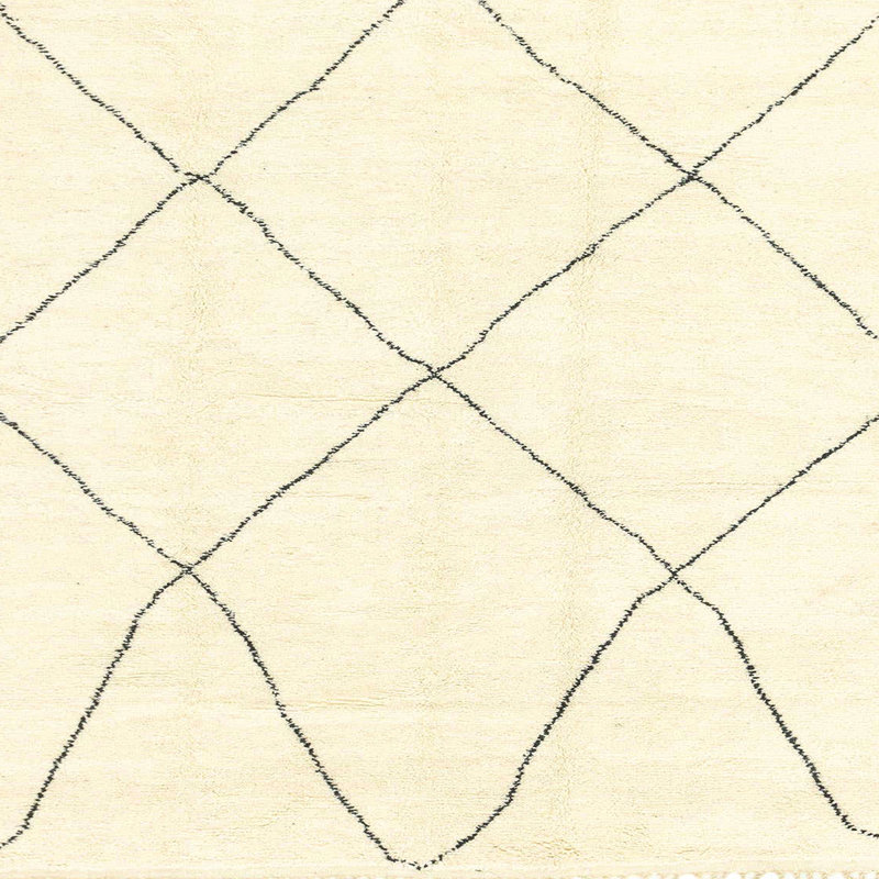 Tapis abstrait 100% lavable à la machine 1849, Carré 6 pi