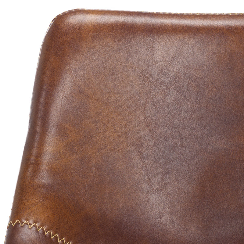 Aelin Adjustable Bar Stool, Brown