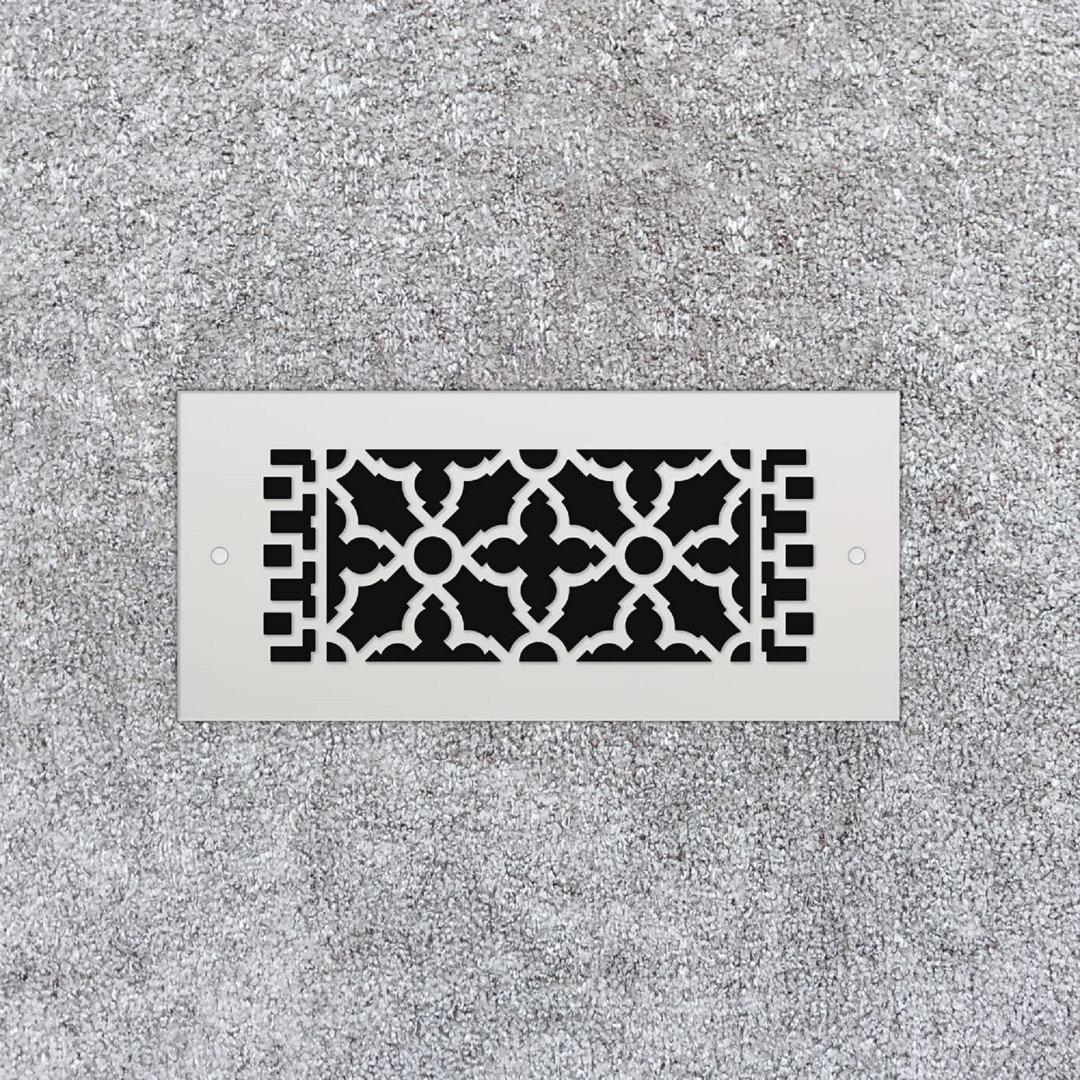 Reggio Register Scroll Aluminum Grille with Mounting Holes Reggio Register