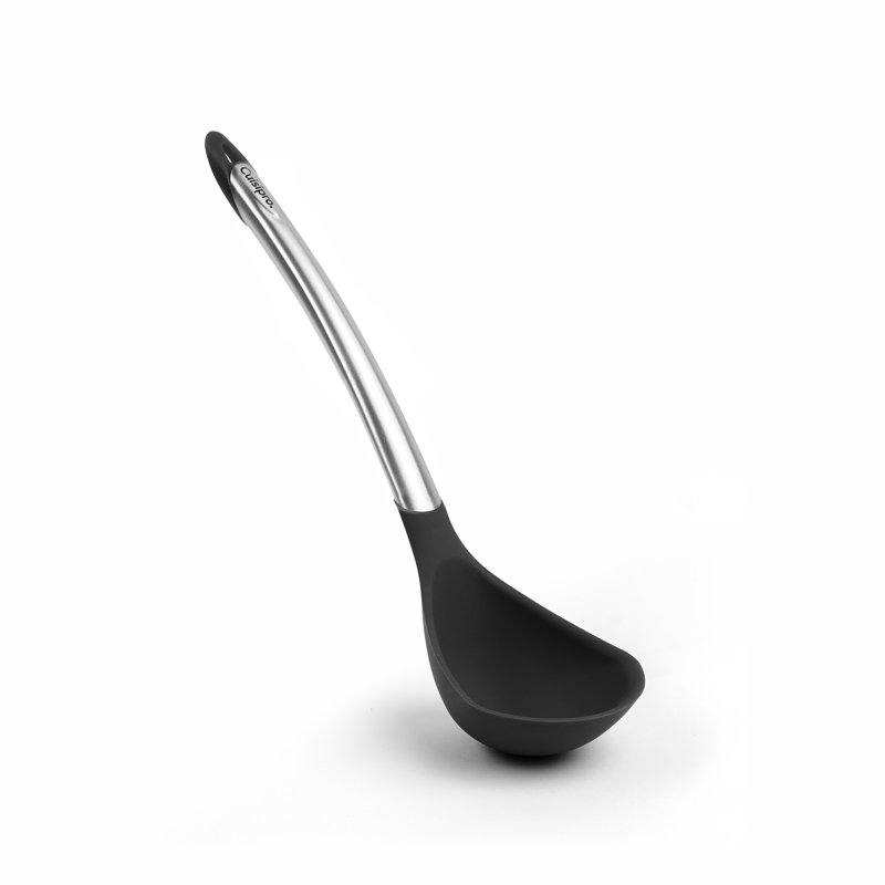 Cuisipro Ladle, Heat and Stain Resistant, Dishwasher Safe, 31cm, Black