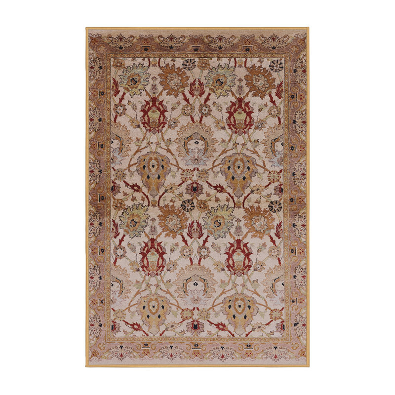 Tapis oriental crème / brun clair, Rectangle 2 pi x 3 pi
