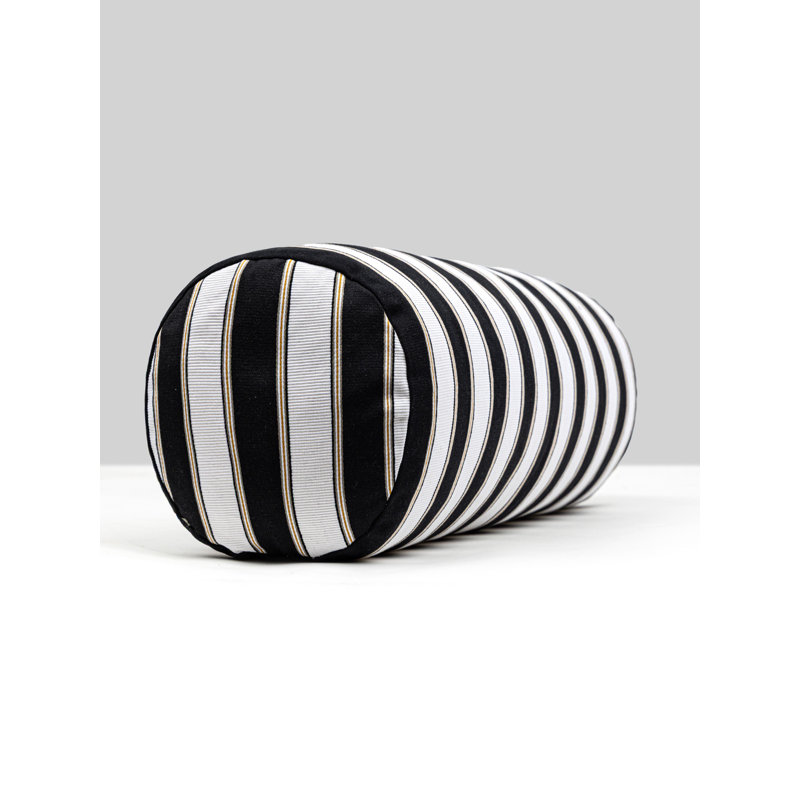 PIANO STRIPE PILLOW, Ebony Piano Stripe