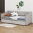 Twin Size Upholstered Daybed With Pop Up Trundle-99051673