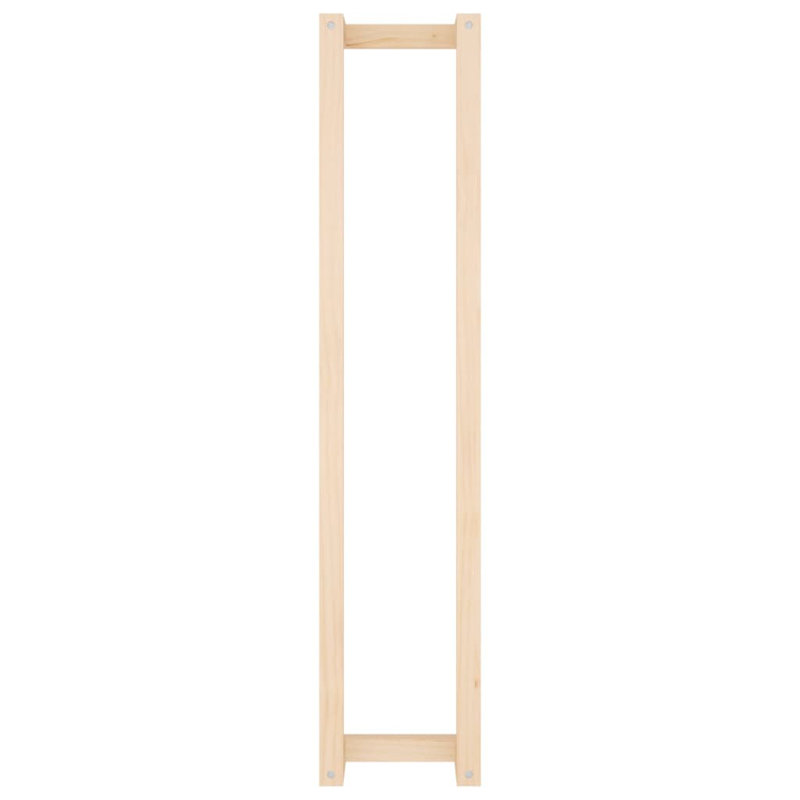 Wood Wall Towel Rack, Beige, 110'' H X 23'' W X 18'' D