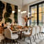 6-Light Dimmable Integrated LED Pendant Light For Dining Room/Kitchen Island