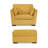 Dywan Upholstered Armchair with Ottoman-447609986