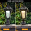 Ensemble de 1 lumières solaires rétro à DEL à intensité variable