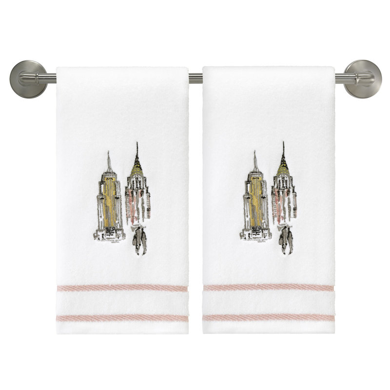 Ensemble de 2 serviettes Nicole Miller City