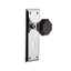 New York Plate with Decorative Keyhole and Waldorf Black Door Knob-149990466-149990467