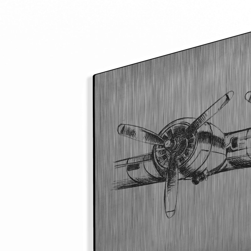 «Inverted Aeronautic Collection F» par Ethan Harper, H 12 po x l 36 po