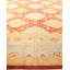Tapis rouge en laine noué à la main de conception unique 10 pi 1 po x 13 pi 3 po Darayl