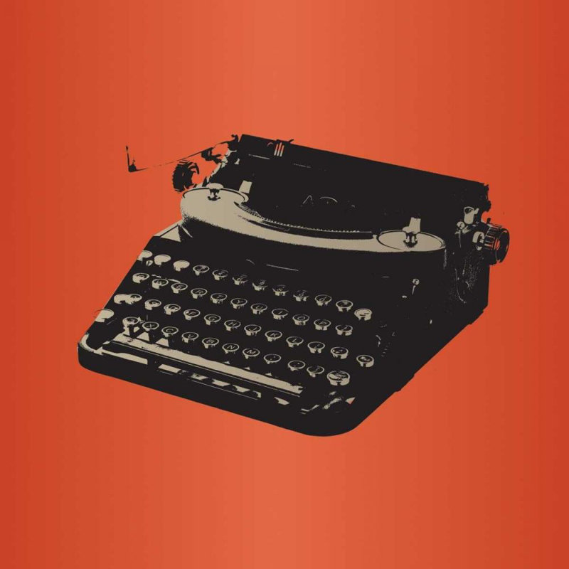 Red Barrel Studio® PI Studio Gallery Wrapped Canvas Art Titled: MCM Typewriter
