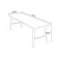 Bureau moderne et simple en bois massif-111866814