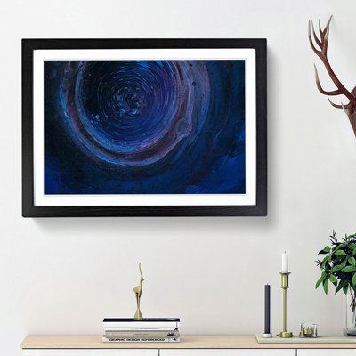 Harmony of the Night in Abstract - Picture Frame Painting Print