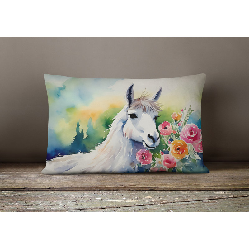 Llama Throw Pillow