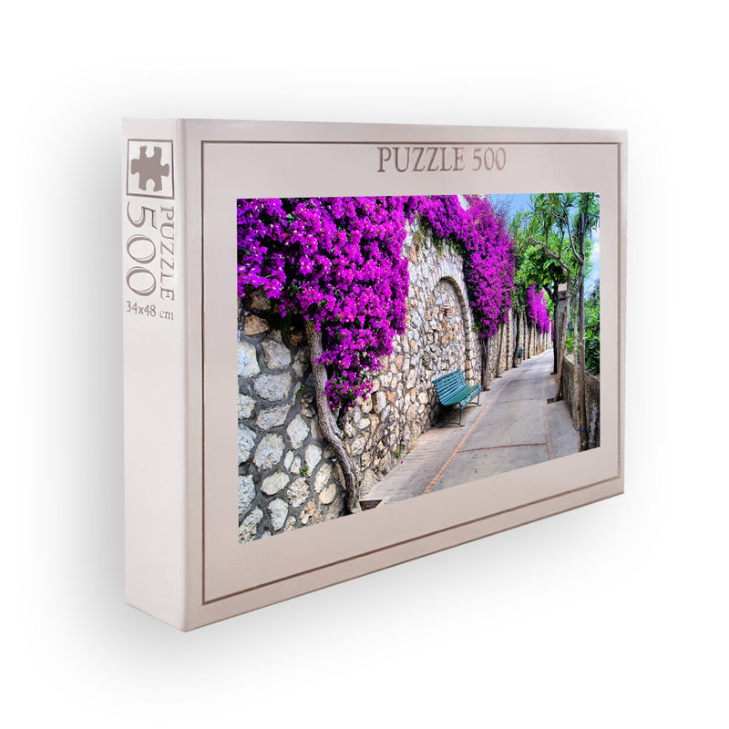 500-Piece Puzzle, 100% Cardboard, 18.9 x 13.4 inches | Box Size: 13.2 x 9.1 x 2.0 inches | Perfect for Family Fun & Relaxation, High-Quality, Durable Pieces for Easy Assembly, Ideal Gift for Puzzle Lovers