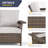 Anferney 5 - Person Outdoor Sofa Seating Group with Cushions-147548036