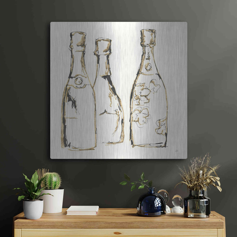 «Champagne Is Grand IV» par Chris Paschke, H 24 po x l 24 po