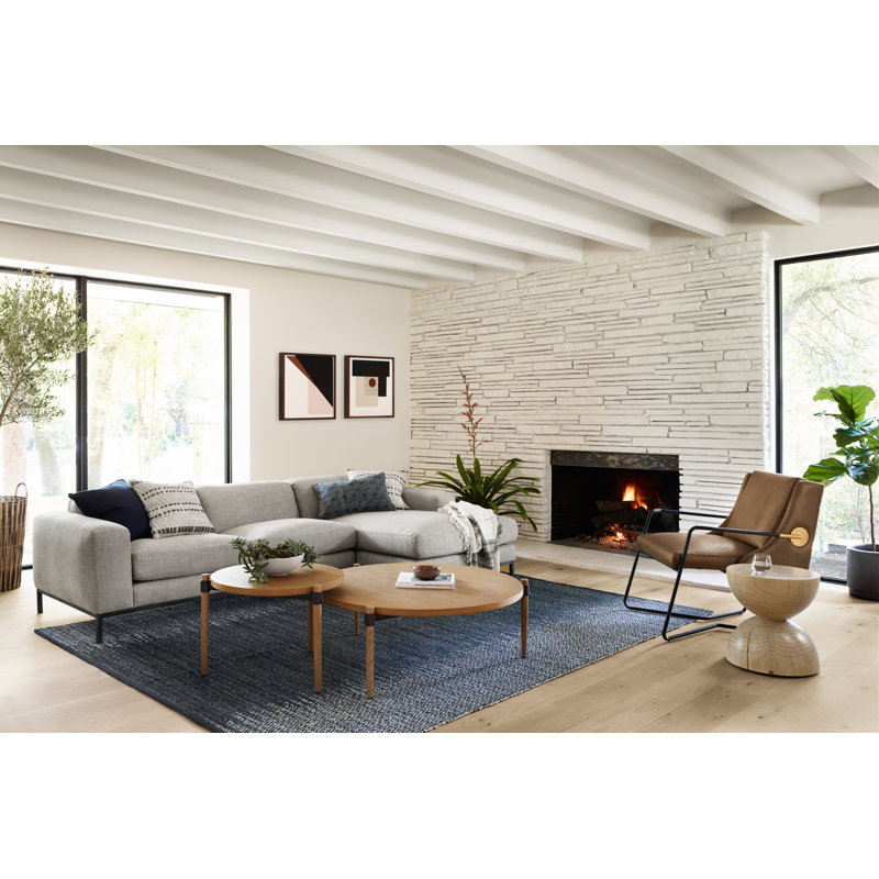 Aliza Solid Wood End Table, Natural Pine