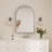 Plympton 24'' W Aluminum Frame Shatterproof Arch Wall Mirror -782197870-782197865