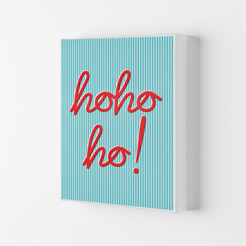 Hohoho - Print, No Framed, 59cm H x 42cm W x 1cm D