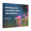 All Things Mark 9:23 Christian Wall Art, verset de la Bible, impression prêt à accrocher-1601867609