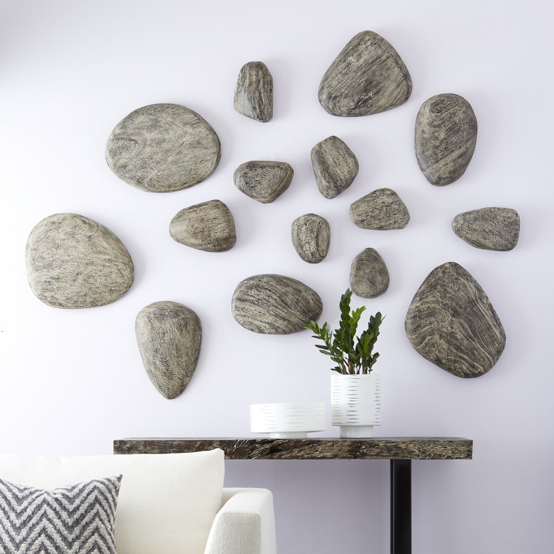 River Stone Wall Décor