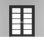 Portes en bois noir Quadro-75674830