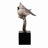 Couple Crested Tit On Branch Lifelike Bird Resin Home Tabletop Decor