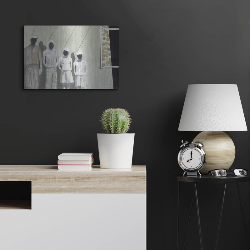 Winston Porter «Stay» par Nicolai Kubel Olesen, art mural en métal, H 16 po x l 24 po